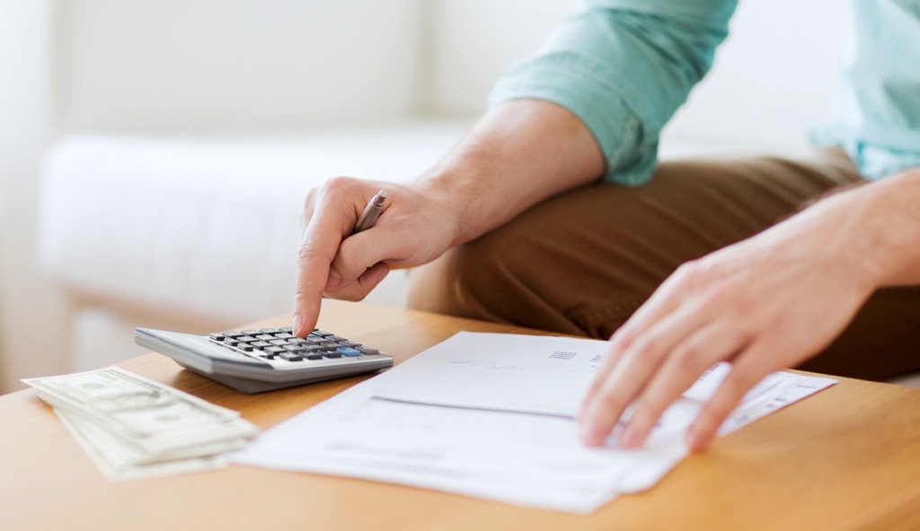 guy with a calculator